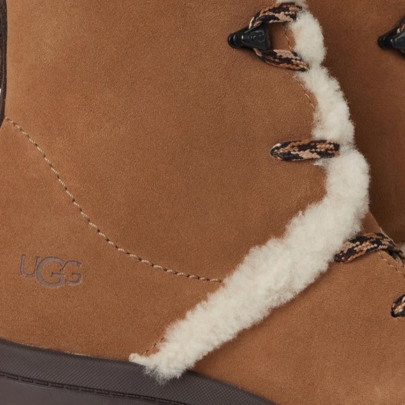 UGG Brooklyn Hiker Boot in Chestnut - Picture 5 of 17